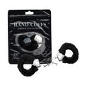 *Algema em Metal Com Pelucia Hand Cuffs VP (AL001-ST192) - Preto
