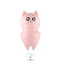 Estimulador Recarregável Formato de Gato VP (ES016). - Rosa