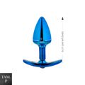 Plug Metálico P Anatômico (HA138). - Azul