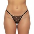 Calcinha Secreta (ID1122) - Preto c/ Bege