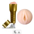 Masturbador Lanterna Vagina em Cyber Com Ventosa VP (MA045-14703) - Dourado