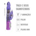 Vibrador Rotativo Vibrators VP (RT011-ST382) - Roxo