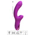 Vibrador Recarregável Com Estimulador (XC66) - Roxo