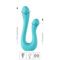 Vibrador Intt Double Passion (17944) - Verde Claro