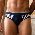 *Cueca Com Detalhe em Zebra (17953) - Preta