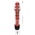 Vibrador Com Capa e Cerdas SI (5086-ST337) - Vermelho