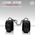 *Tornozeleira Luxury Fetish Com Corrente e Fivelas SI (5256-14709) - Preto