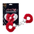 Algema em Metal Com Pelúcia Hand Cuffs SI (5268) - Vermelho