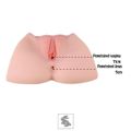 Masturbador Duplo Vagina e Ânus Em Cyber (6386) - Bege