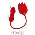 Estimulador Recarregável Formato de Rosa Me Not 7 SI (7249) - Vermelho
