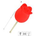 Estimulador Recarregável Formato de Rosa Rose Lover SI (7336) - Vermelho