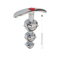 Plug De Metal Com Base Removível SI -(7450) - Pedra Vermelha