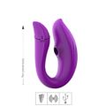 Vibrador Para Casal Com Pulsação Abdul SI (7477) - Roxo