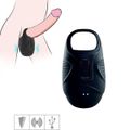 Anel Peniano Com Vibrador Para Escroto Egg Pro SI (7754) - Preto