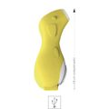 *Vibrador Com Pulsação Quiet SI (7878) - Amarelo