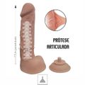 Prótese 17x15cm Com Vértebra e Ventosa Mr. Switch SI -(7993) - Bege