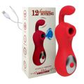 Vibrador Com Pulsação Sucking SI (8197) - Vermelho