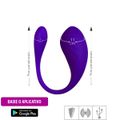 Estimulador Recarregável Via APP Dmitry SI (8289) - Roxo