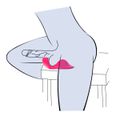 Vibrador de Cadeira Unissex SI (9121) - Pink