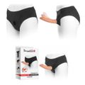 Cinta Peniana Formato de Cueca Com Pênis SI (9394) - Preta