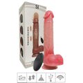 Prótese 23x15cm Com Vibro e Rotação SI (9521) - Bege