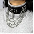 Coleira Choker Com Corrente SI (9663) - Preta