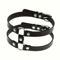 Coleira Choker Dupla (9671) - Preta