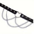 Coleira Choker Com Corrente SI (9680) - Preta