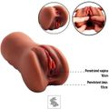 Masturbador Vagina e Ânus SI (9786) - Marrom