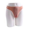 Cinta Formato de Calcinha Com Vagina SI (9807) - Bege