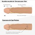 Capa Peniana de15cm Para 19cm VP (CA023-16981) - Bege