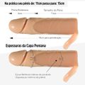 Capa Peniana Extensora de 11cm para 15cm VP(CA036A-15826) - Bege