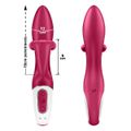 *Vibrador Ponto G Recarregável Satisfyer (CH2051) - Vinho
