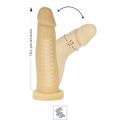 Prótese 15x13cm Articulada Cyber Dildo (CYB05A-17017) - Bege