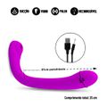 *Vibrador Ponta Dupla Alex(VB128-CZVB128) - Magenta