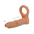 *Anel Companheiro 13cm Dominatrixxx (DX051DS) - Bege