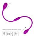 Massageador Duplo Dream Lover's Whip VP (ES000) - Magenta