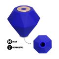 *Estimulador Com Pulsação Formato de Diamante VP (ES053-CZES53) - Roxo