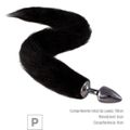 Plug de Metal Onix Com Cauda Hard (HA116P) - Preto
