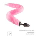 Plug de Metal Onix Com Cauda Hard (HA116P) - Rosa