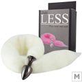 Plug de Plástico M Less Preto Com Cauda (HA169P) - Branco