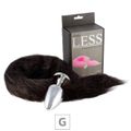 Plug de Plástico G Less Cromado Com Cauda (HA170C). - Preto