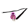 Plug de Metal P ABC Para Personalização (HA177). - Rosa
