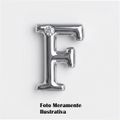 Letras Para Personalização Cromada (HA180C) - F