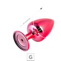 Plug Metálico G Personalittè (HA187) - - Vermelho
