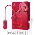 *Vibrador Recarregável Vai e Vem Cathy (KT039) - Vermelho