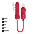 *Vibrador Recarregável Vai e Vem Cathy (KT039) - Vermelho