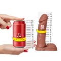 *Prótese 15x13cm Com Escroto (M1301) - Bege