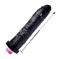 *Prótese 27x18cm Com Vibro (M35503) - Preta