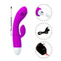 *Vibrador Ponto G Recarregável Eli VP (MV057-CZMV57) - Magenta